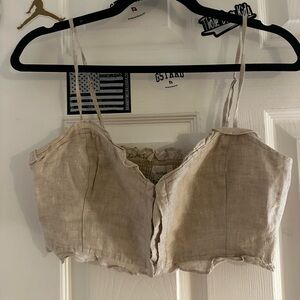 Wilfred Linen Bustier